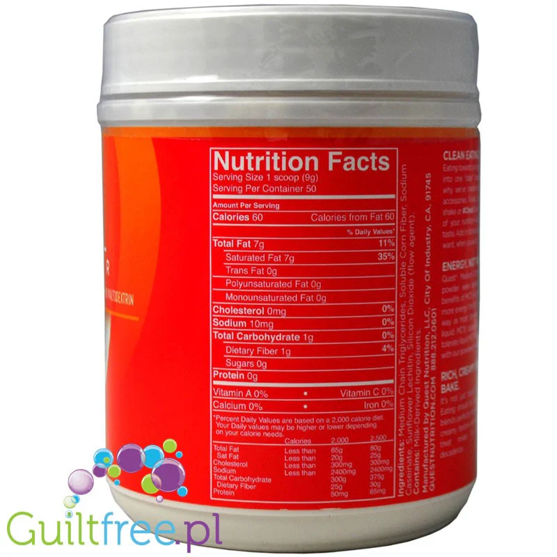 Quest MCT Oil Powder - proszek - tróglicerydy średniołańcuchowe - Image 3