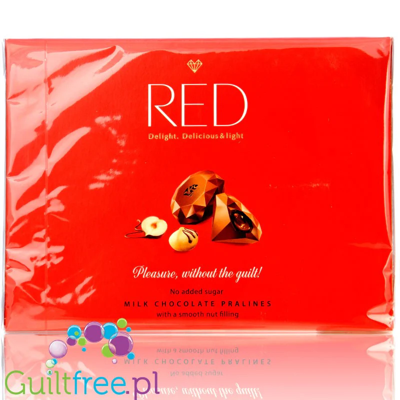 RED Delight mleczne pralinki czekoladowe bez dodatku cukru, 35% mniej kalorii - Image 4