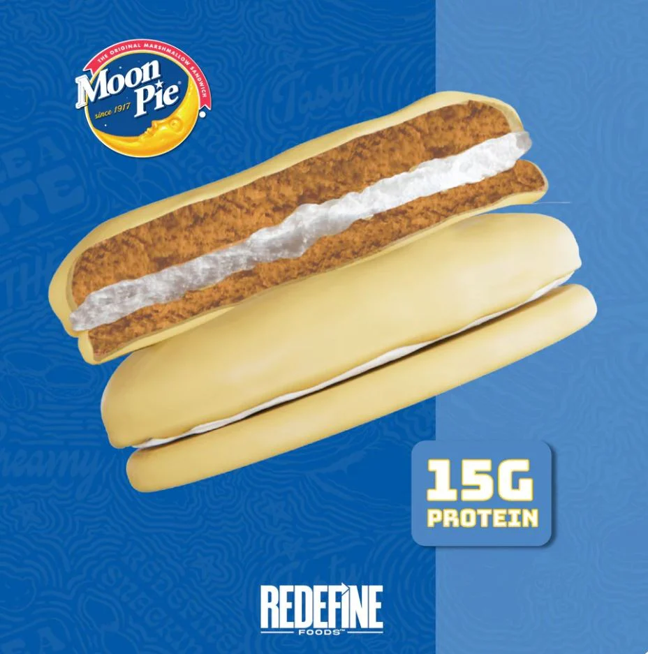 Redefine Protein Moon Pie, Vanilla - giga ciacho proteinowe w polewie z kremem marshmallow - Image 4