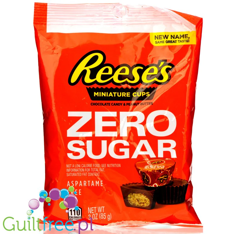 Reese's Miniature Cups 85g - miseczki czekoladowe z masłem orzechowym 0 cukru