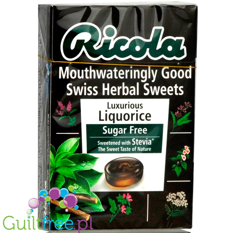 Ricola Liquorice - ziołowe cukierki lukrecjowe bez cukru ze stewią - Image 3