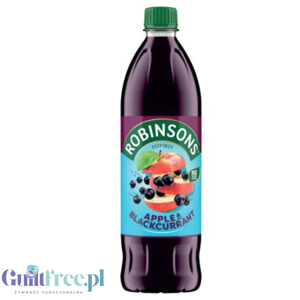Robinsons Apple & Blackcurrant Squash Double Strength 0,75L - skoncentrowany syrop do rozcieńczania bez cukru i kalorii - Image 4