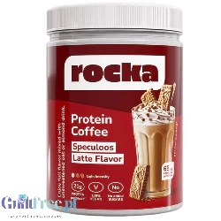 Rocka Nutrition Protein Coffee Speculoos Latte 270g - wegańska kawa proteinowa 65mg kofeiny, smak Ciasteczka Spekulos - Image 5