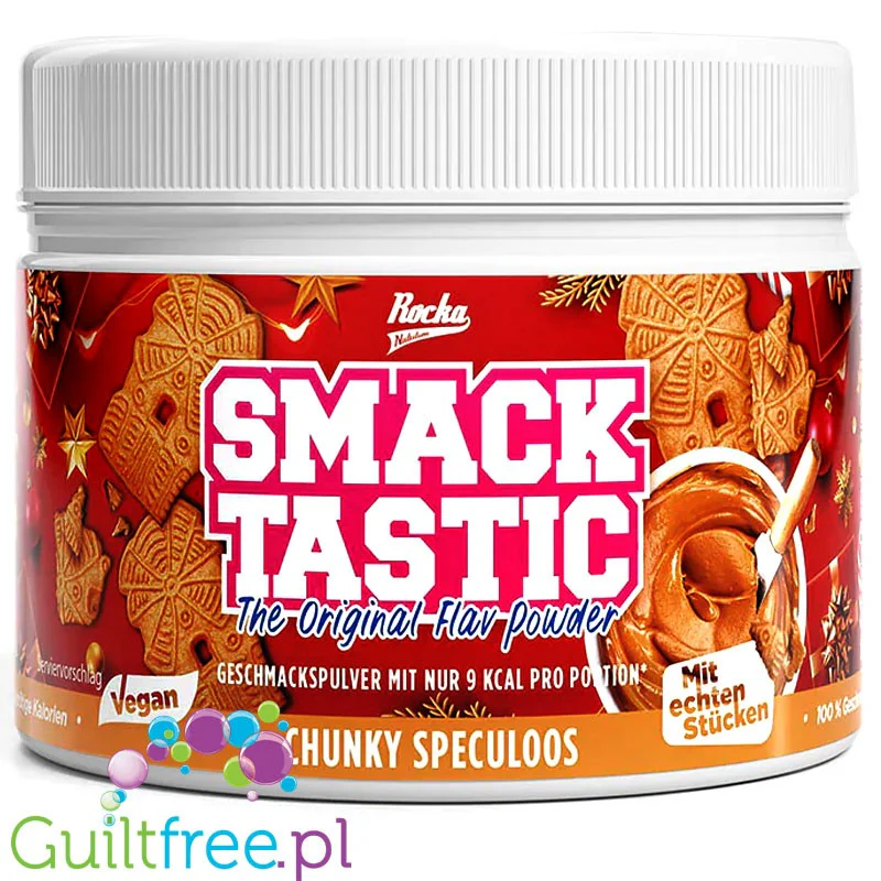 Rocka Nutrition Smacktastic Chunky Speculoos - wegański słodzący aromat kremu Biscoff w proszku - Image 2