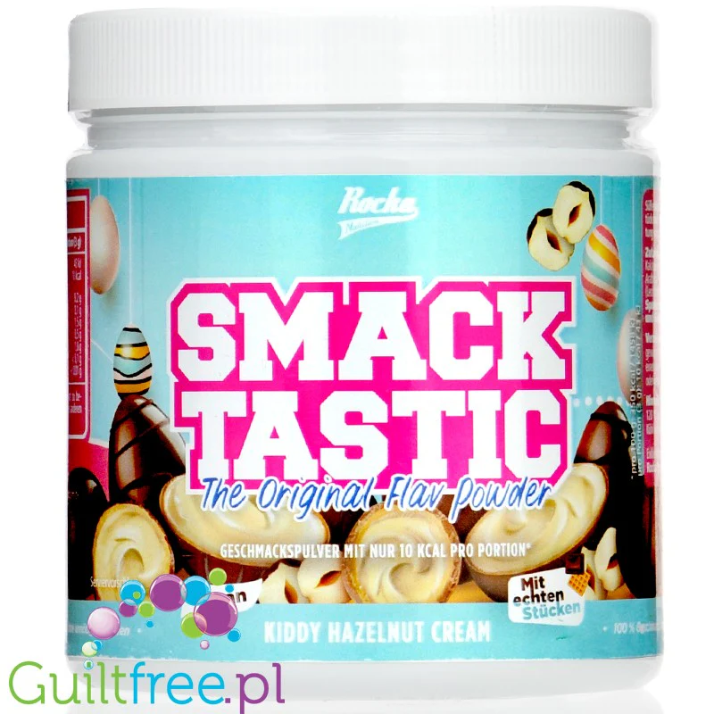 Rocka Nutrition Smacktastic Kiddy Hazelnut Cream - słodzący aromat mlecznych jajeczek z kremem laskowym - Image 2