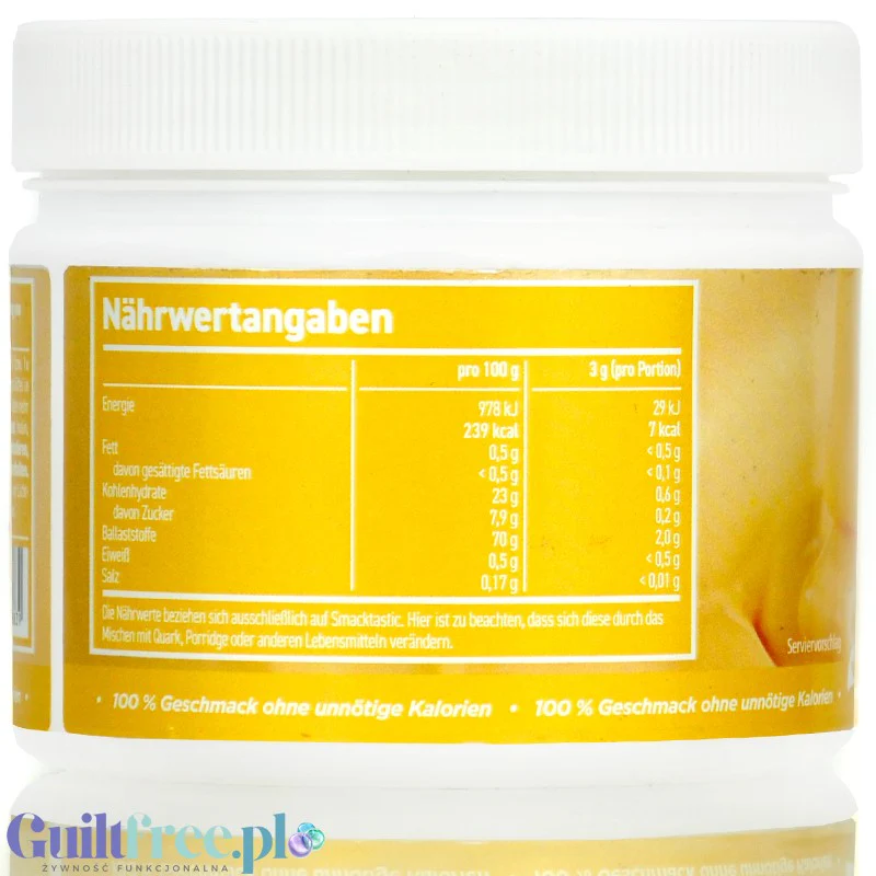 Rocka Nutrition Smacktastic Vanilla Cream 250g - wegański słodzący aromat waniliowy w proszku - Image 5