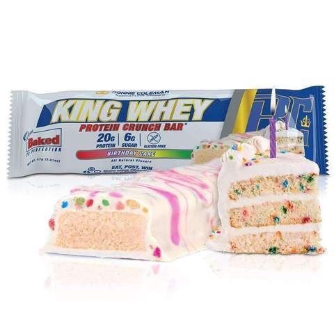 Ronnie Coleman King Whey Birthday Cake baton proteinowy 20g białka - Image 2