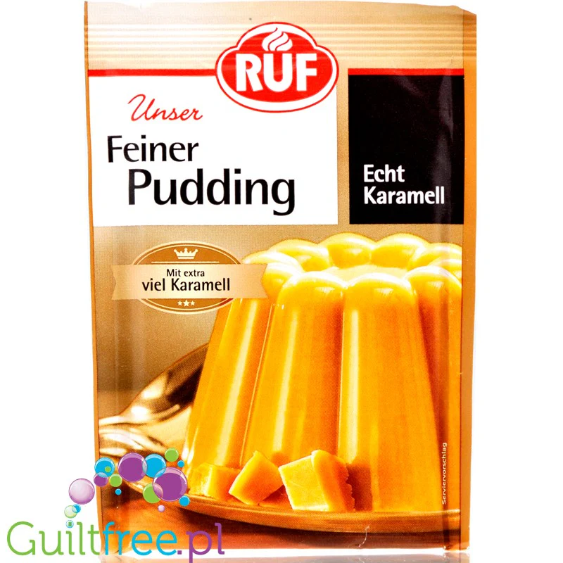 RUF Echt Karamel, budyń bez cukru i słodzików z prawdziwym karmelem