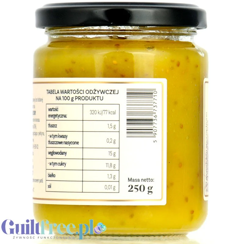 Sad Danków Bio Ananas z Chia, ekologiczny dżem bez dodatku cukru i słodzików, 100% owoców - Image 2
