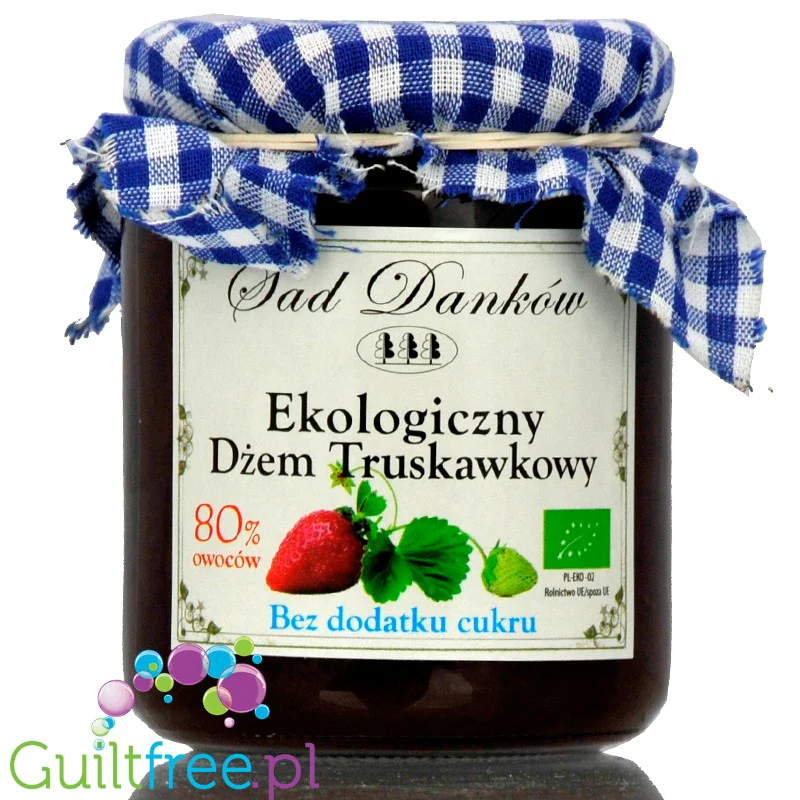 Sad Danków, ekologiczny dżem truskawkowy bez dodatku cukru