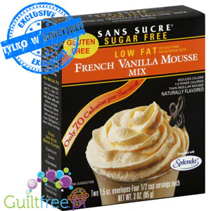 Sans Sucre - Mus Waniliowy bez cukru 70kcal