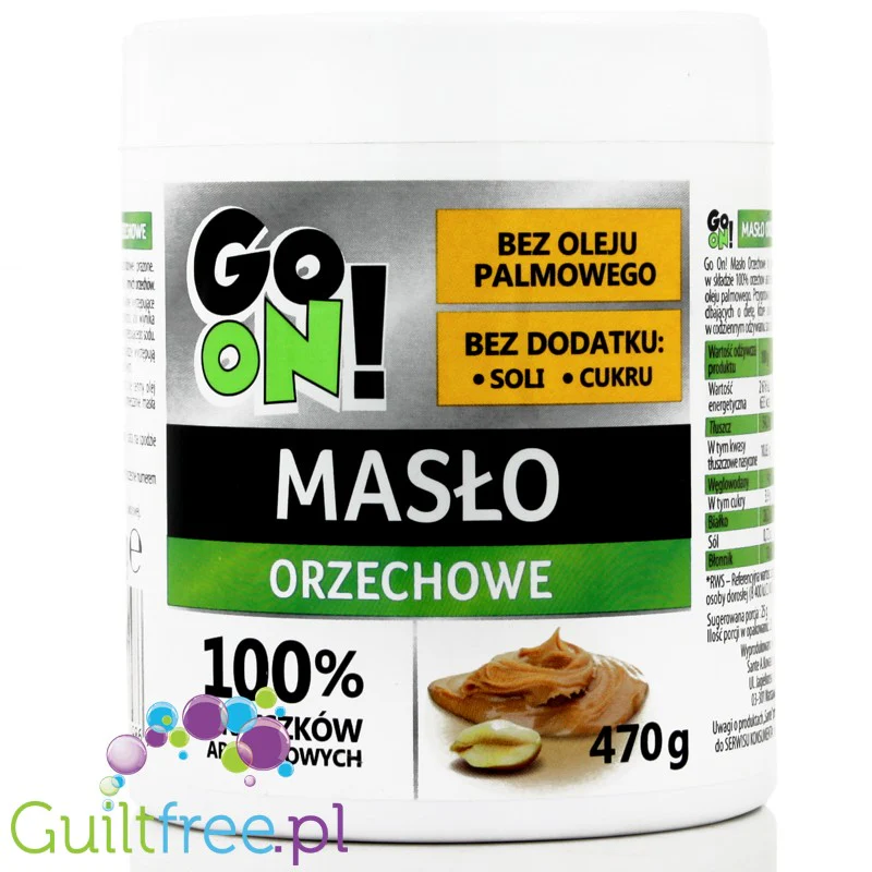 Sante Go On! Czyste masło orzechowe Smooth 0,5kg - Image 2
