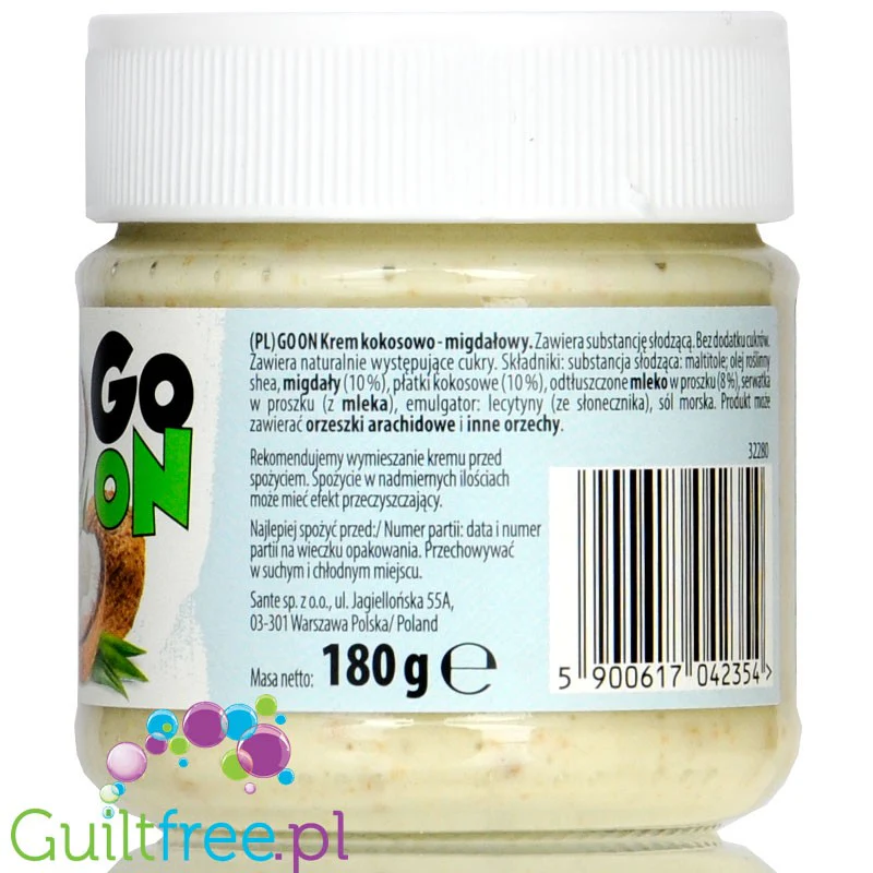 Sante GoON CocoNut Cream - krem kokosowo-migdałowy bez dodatku cukru - Image 3