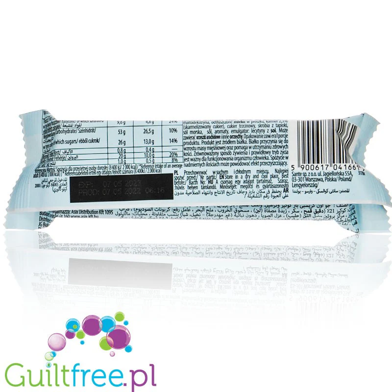 Sante GoON Protein Crisp Cookies Caramel - chrupiący baton proteinowy z ciasteczkami i karmelem - Image 2