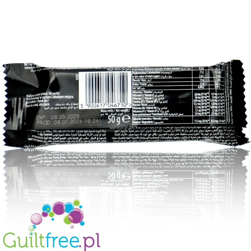 Sante Protein 33% Coconut - baton wysokobiałkowy GO ON smak kokosowy 195kcal - Image 2