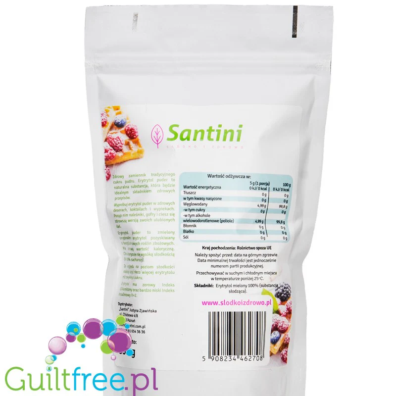 Santini Erytrol Puder - odpowiednik cukru pudru bez kalorii - Image 2