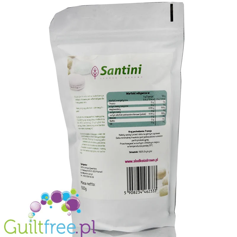 Santini francuski erytrol bezglutenowy bez GMO - Image 3