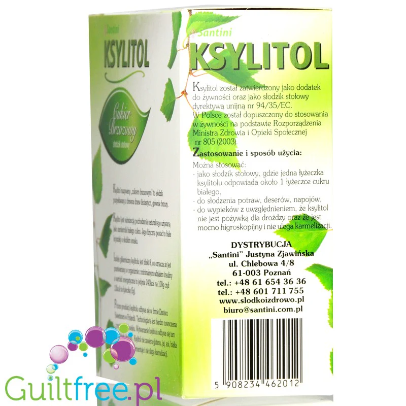 Santini ksylitol oryginalny z fińskiej brzozy 0,5kg - Image 4