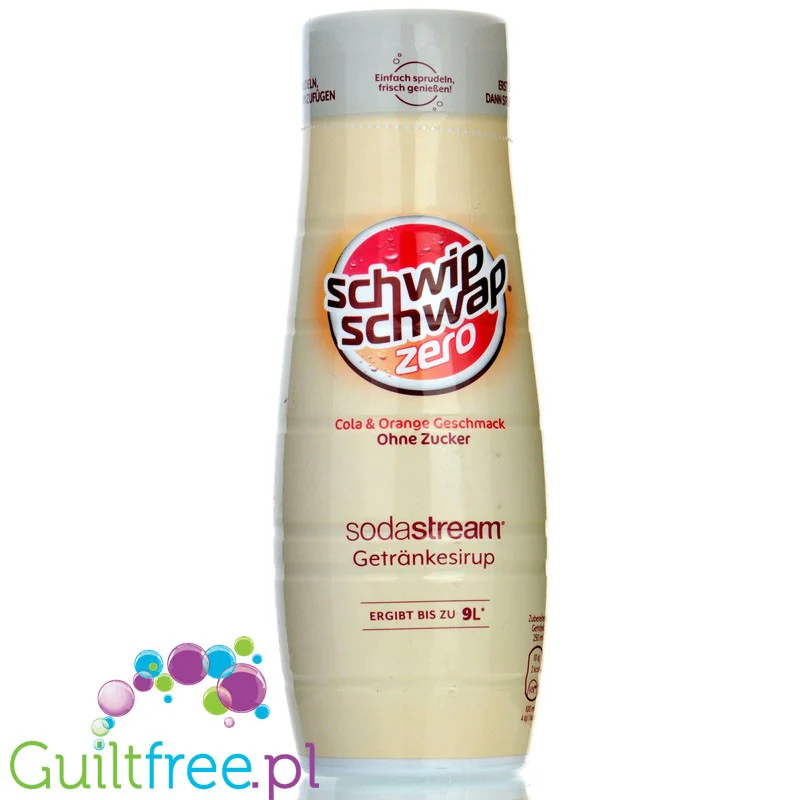 Schwip Schwap Zero SodaStream No Sugar Cola & Orange - syrop / koncentrat do wody bez cukru i kalorii 440ml - Image 2