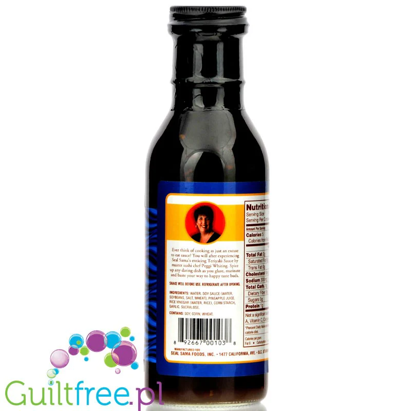 Seal Sama Sugar Free Teriyaki Sauce - sos teriyaki bez cukru, 2 razy mniej kcal - Image 3
