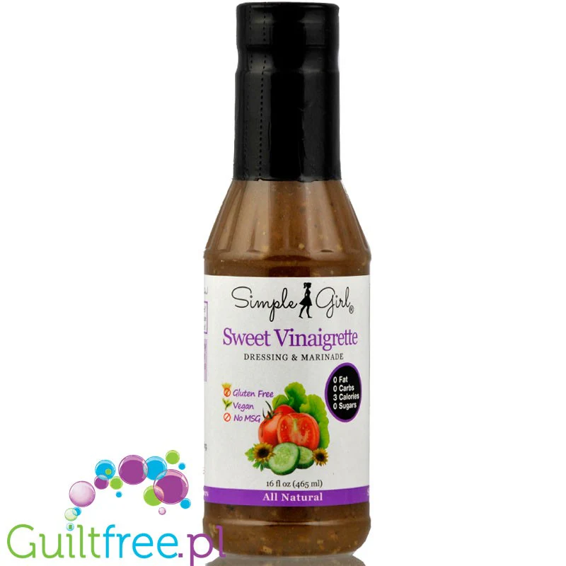 Simple Girl Sweet Vinaigrette dressing zero kcal z organiczną stewią