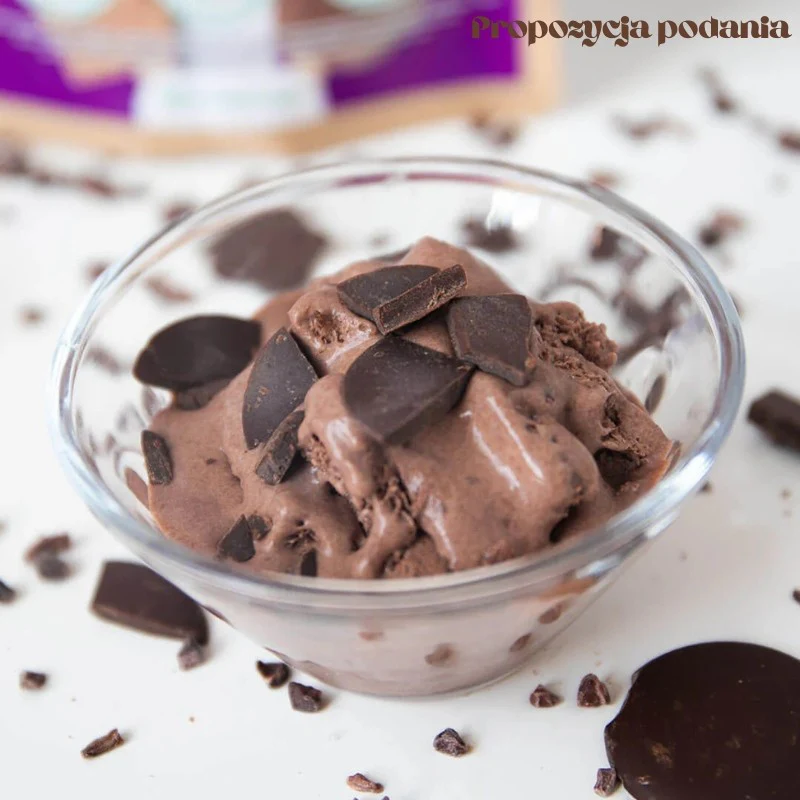 Simply Keto Ice Cream Chocolate - mieszanka do domowych keto lodów czekoladowych bez cukru - Image 2