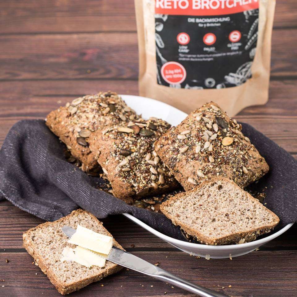 Simply Keto Lower Carb Keto Brötchen - bezglutenowa miesznka na keto bułki 1,4g węglowodanów - Image 3