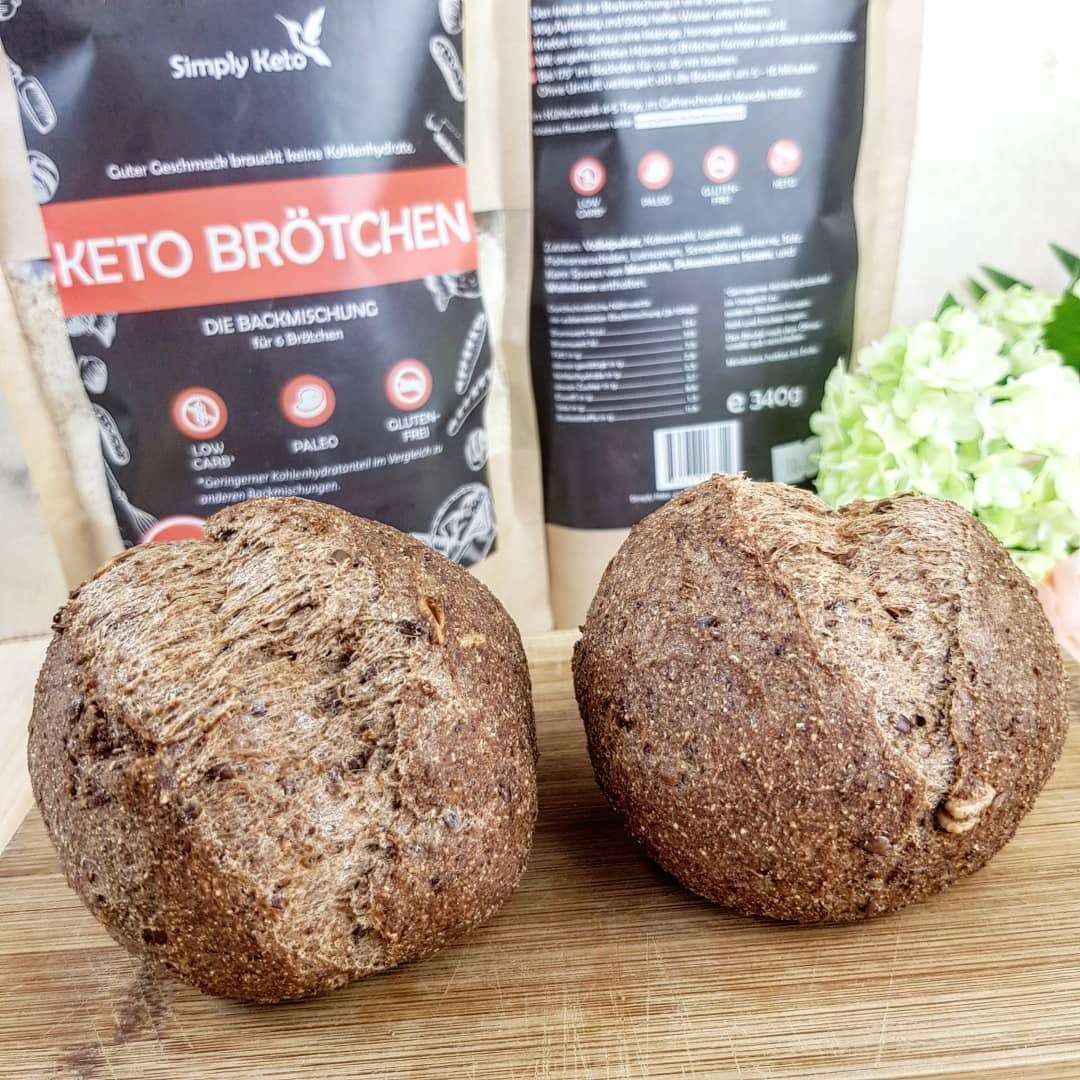 Simply Keto Lower Carb Keto Brötchen - bezglutenowa miesznka na keto bułki 1,4g węglowodanów - Image 4