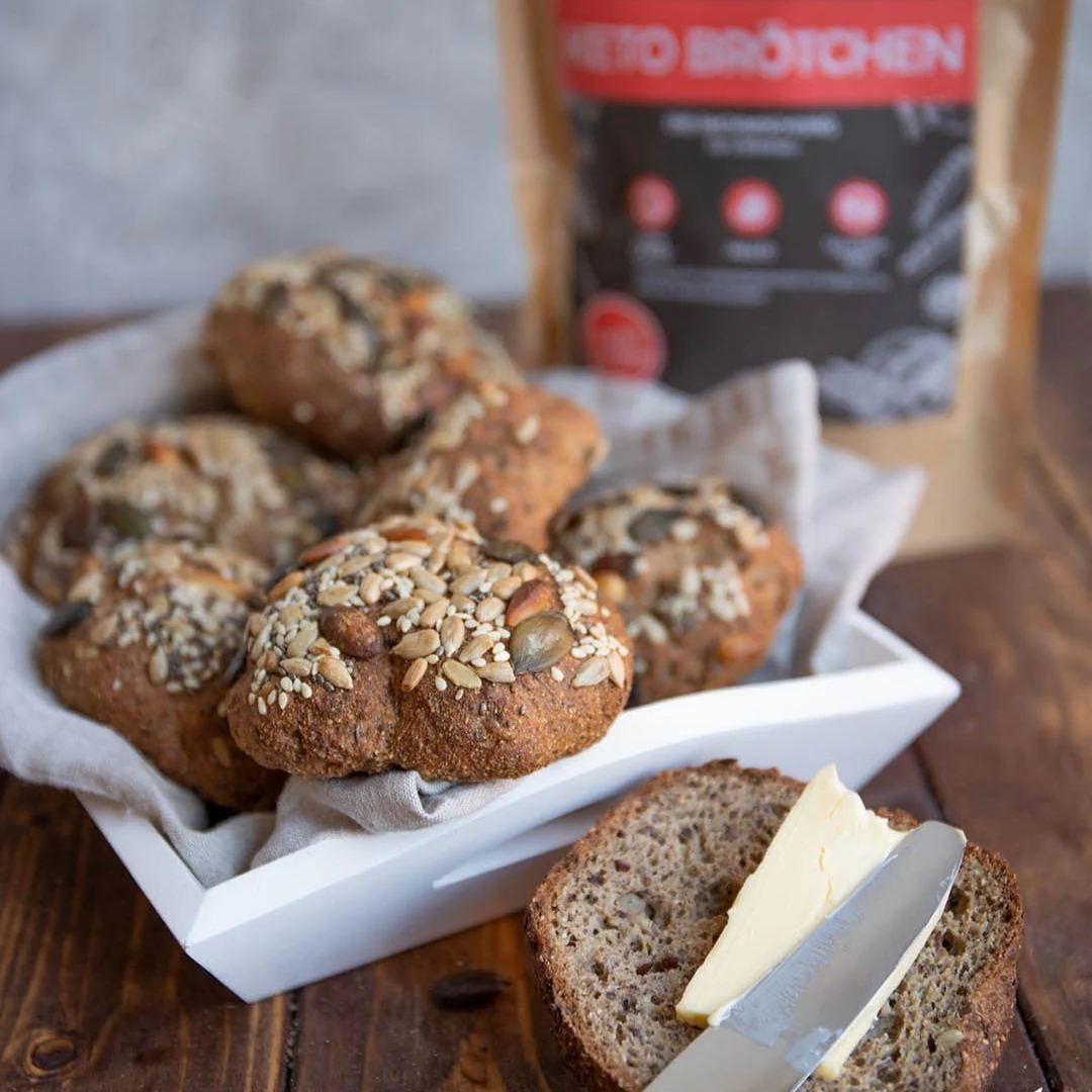 Simply Keto Lower Carb Keto Brötchen - bezglutenowa miesznka na keto bułki 1,4g węglowodanów - Image 5