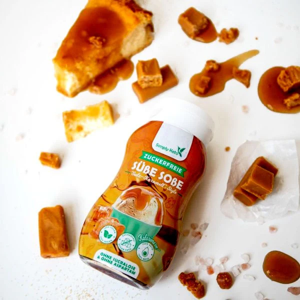 Simply Keto Salted Caramel Sauce 9kcal - gęsta keto polewa Słony Karmel bez cukru i bez sukralozy - Image 3