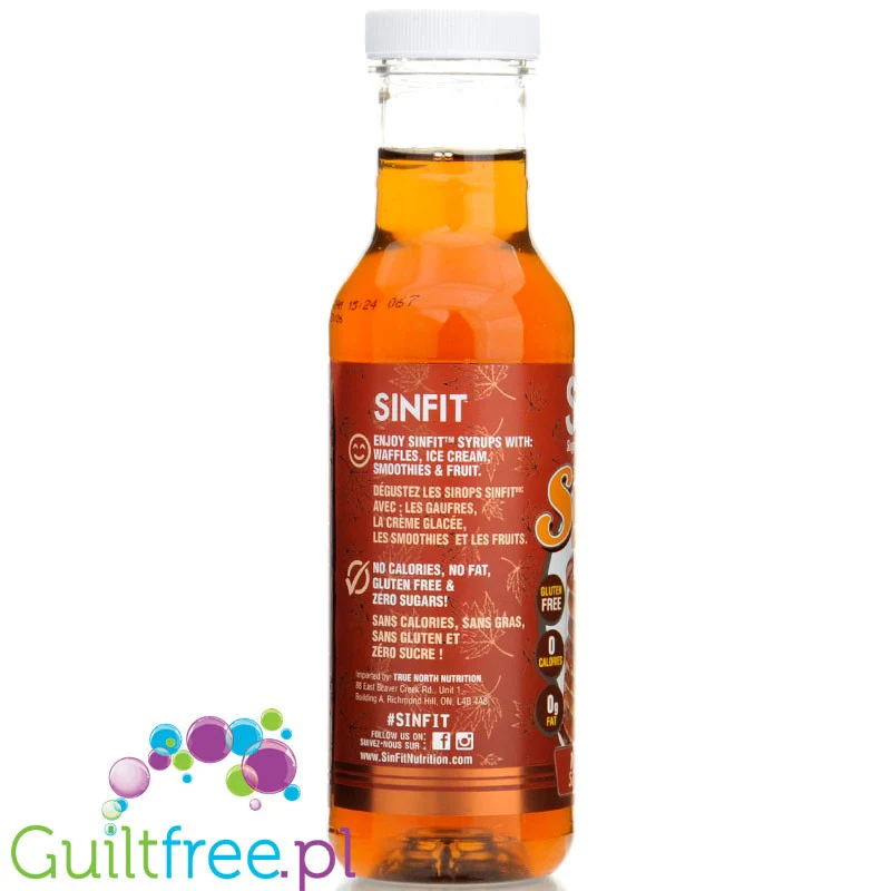 Sinfit Syrup Maple - syrop do naleśników o smaku klonowym bez cukru, tłuszczu i kalorii - Image 3