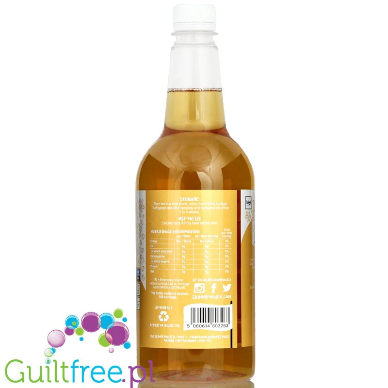 Skinny Food Barista Butterscotch 1L - syrop zero kalorii do kawy, bez cukru - Image 3