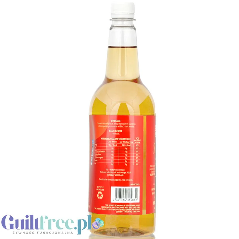 Skinny Food Barista Maple 1L - syrop zero kalorii do kawy, bez cukru o smaku syropu klonowego - Image 2