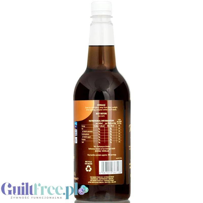 Skinny Food Barista Tiramisu 1L - syrop zero kalorii do kawy, bez cukru o smaku tiramisu - Image 3