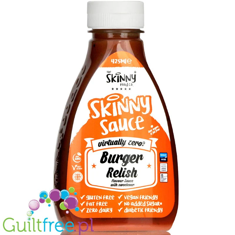 Skinny Food Burger Relish - ziołowy sos pomidorowy do burgerów, bez tłuszczu