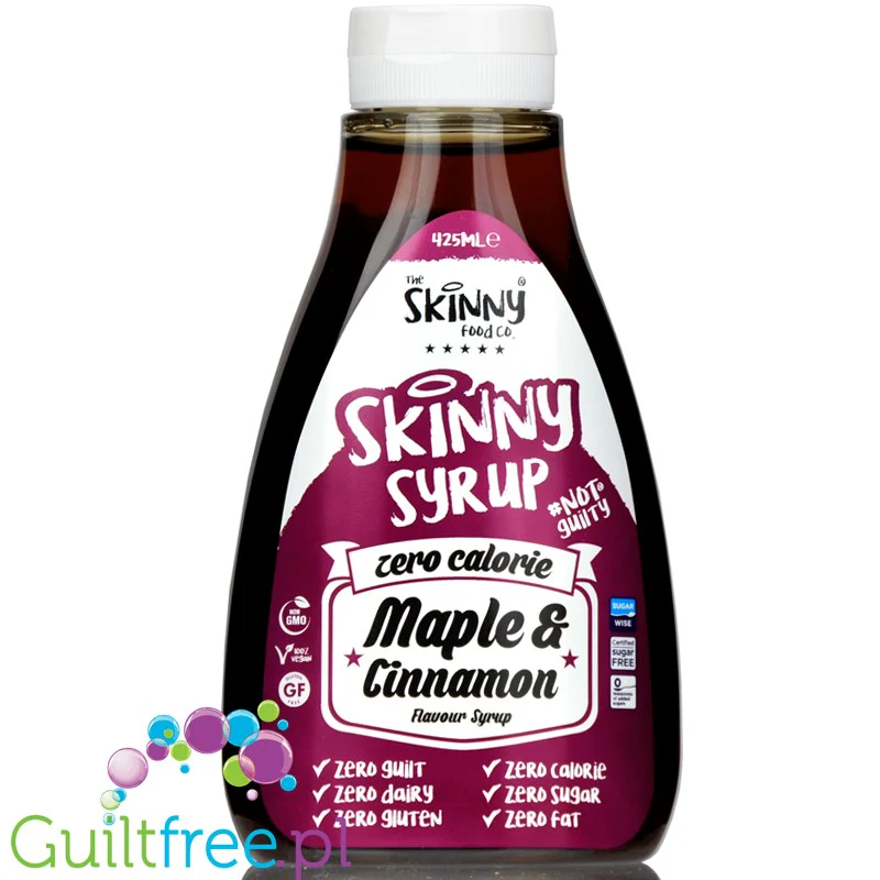 Skinny Food Maple Cinnamon - syrop zero kalorii o smaku klonowo-cynamonowym