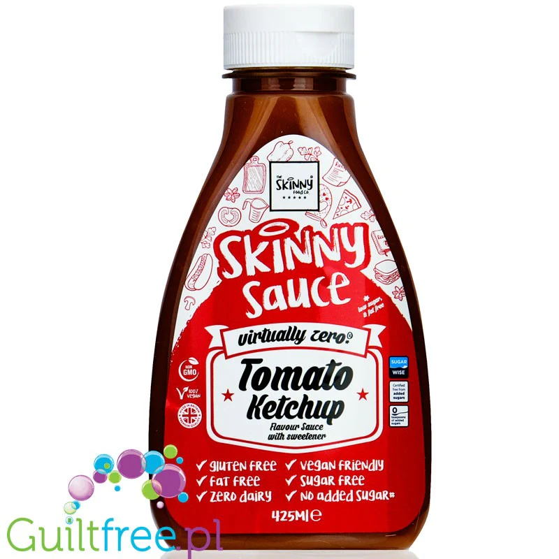 Skinny Food Tomato Ketchup - kanapkowy sos pomidorowy bez tłuszczu