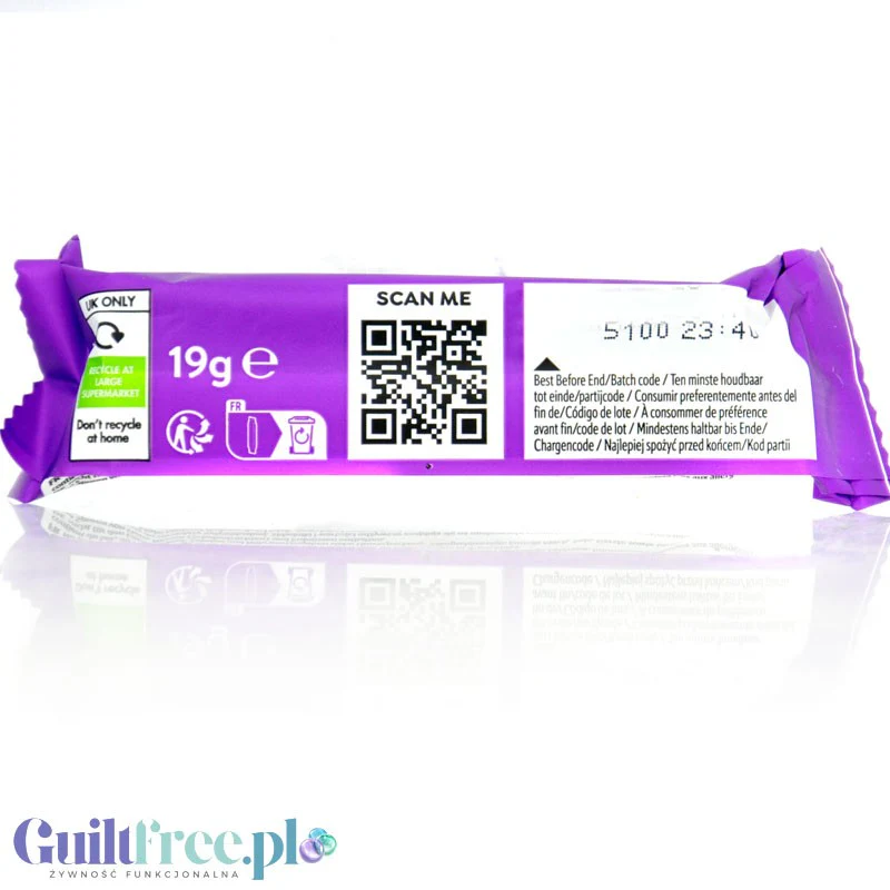 Skinny Mallo Chocolate Bar - Ciągnący się batonik zbożowy z polewą z pianki 75 kal - Image 2