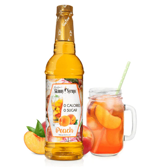 Jordan's Skinny Syrups Peach -  brzoskwiniowy syrop do herbaty bez cukru, zero kalorii - Image 3