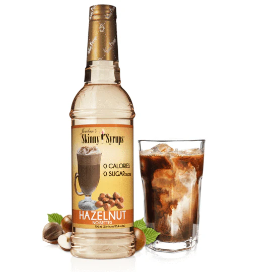 Jordan's Skinny Syrups Hazelnut Noisettes - syrop 0kcal bez cukru, smak Orzechy Laskowe - Image 2