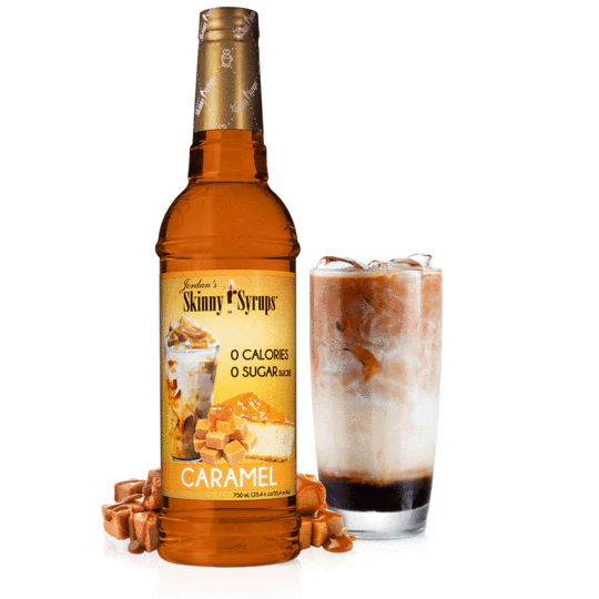 Jordan's Skinny Syrups Caramel - syrop do kawy bez cukru i kalorii o smaku karmelowym - Image 2
