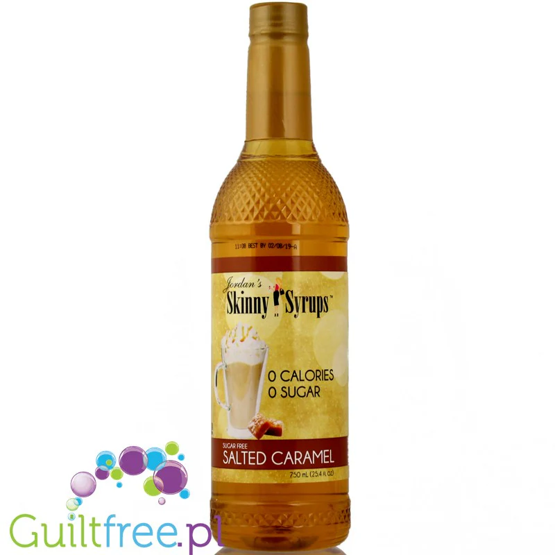 Jordan's Skinny Syrups Salted Caramel - syrop Solony Karmel zero kalorii - Image 3