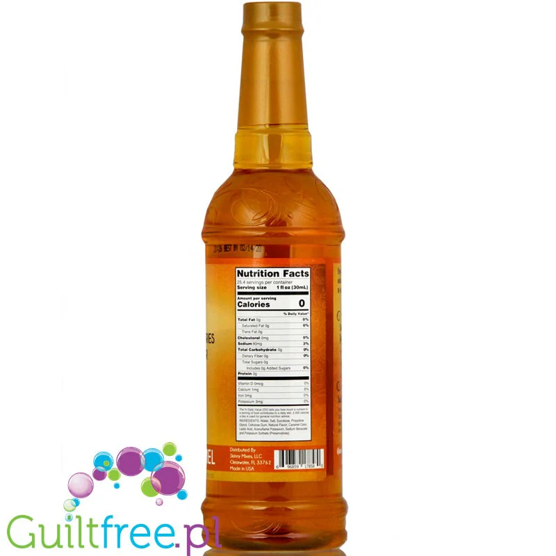 Jordan's Skinny Syrups Salted Caramel - syrop Solony Karmel zero kalorii - Image 5