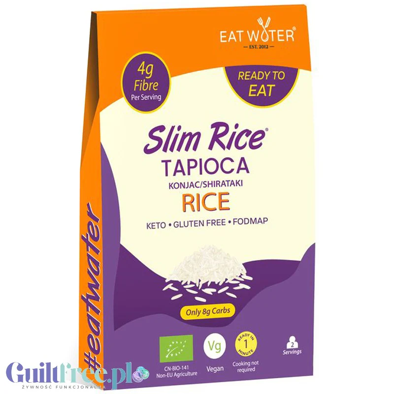 Slim Pasta Eat Water Tapiocca Konjac, Rice - bio makaron shirataki z tapioką