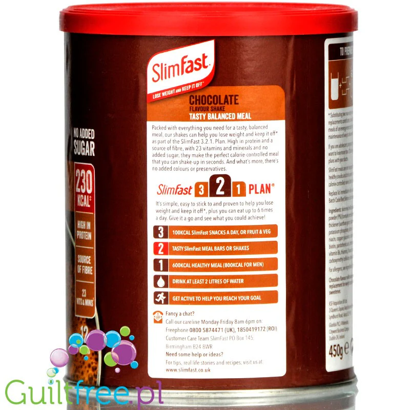 Slimfast Balance Meal Shake Chocolate - koktajl z witaminami i minerałami, etap 2 - Image 4