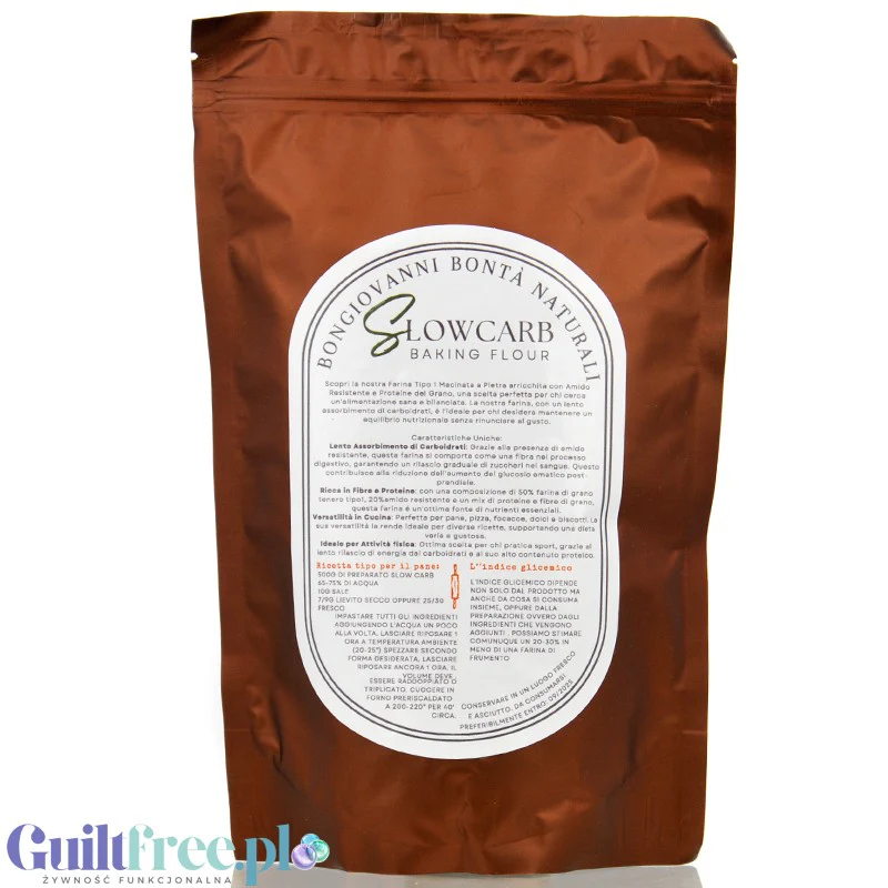 SlowCarb Baking Flour - błonnikowa keto mąka niskowęglowodanowa 55% mniej kcal - Image 2