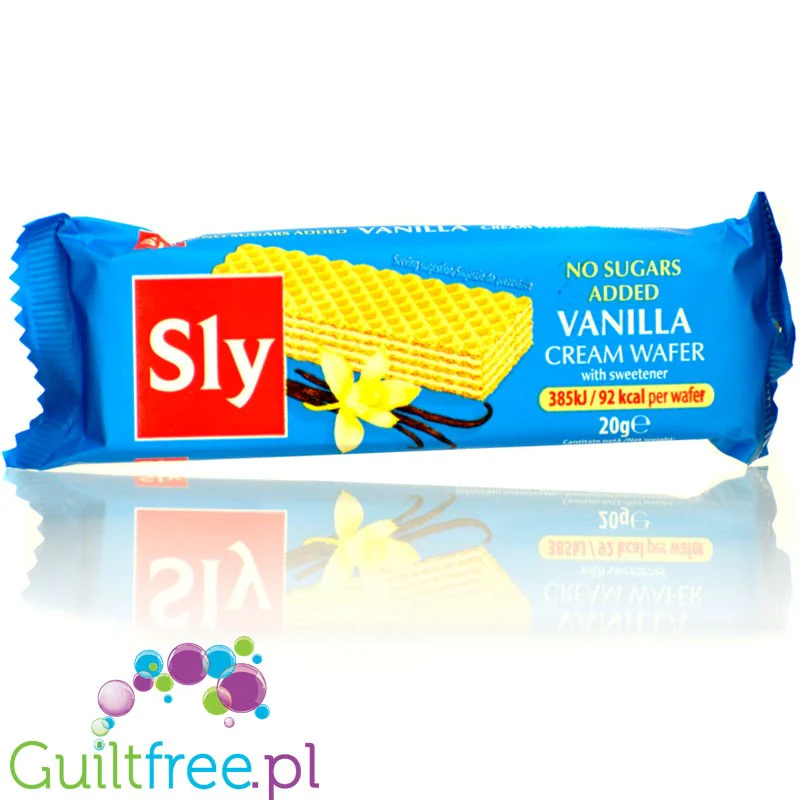 Sly Nutritia Vanilla Wafer 92kcal - wafelek z kremem waniliowym bez cukru