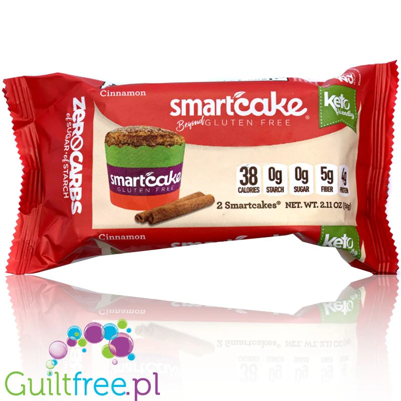 Smart Cake Cinnamon - cynamonowe ciastka 38kcal, bez węglowodanów