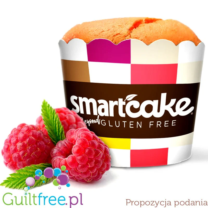 Smart Cake Raspberry Cream - malinowe babeczki biszkoptowe 38kcal, bez cukru - Image 2