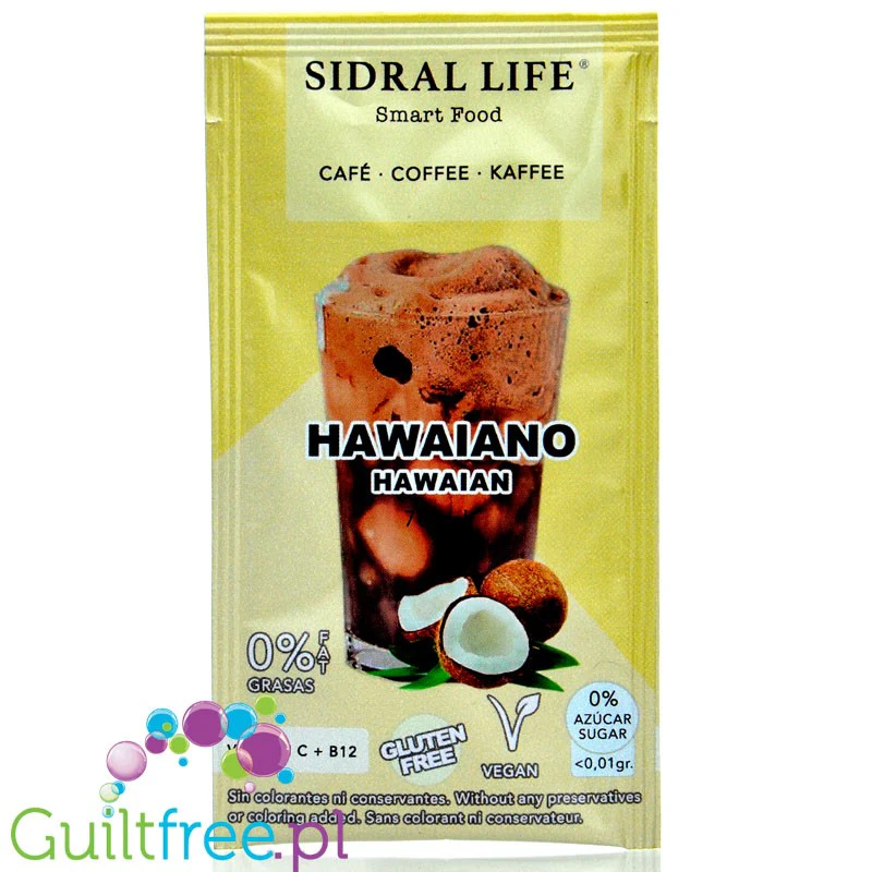 Smart Food Hawaiano Coffee - saszetka smakowa bez cukru do mrożonej kawy & deserów i napojów